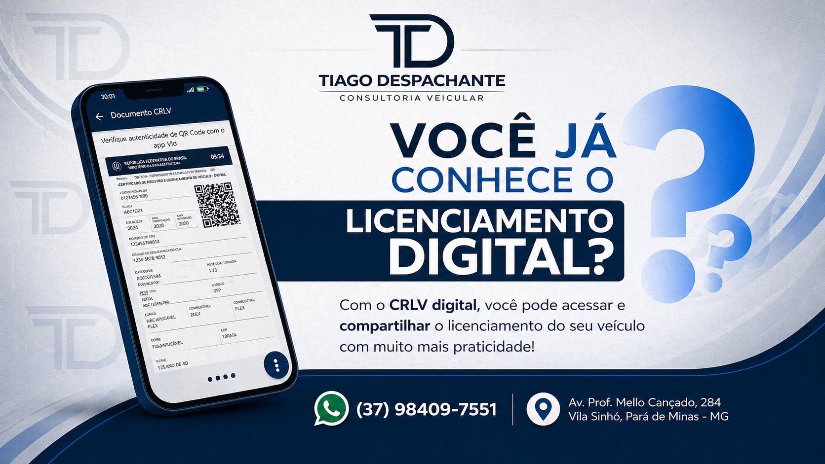 Você já usa o CRLV Digital? Veja como ter o documento do veículo no celular